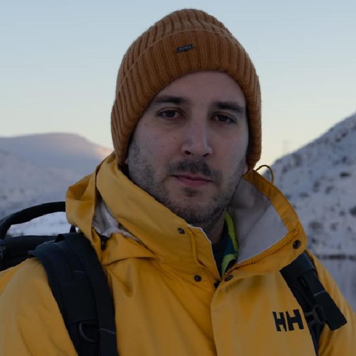 Portrait of Joan Josep Escandell, photographer and visual artist